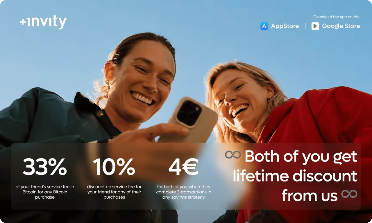 Referral program update. Verdien Bitcoin wanneer je vrienden gaan sparen